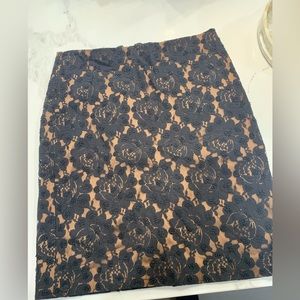 Talbots beaded lace skirt.  Size 12.